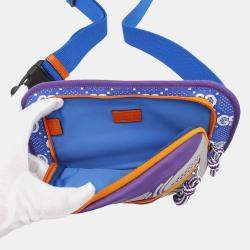 Gucci Gg nylon Belt Bag Blue/Purple Nylon Rubber