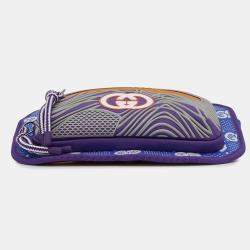 Gucci Gg nylon Belt Bag Blue/Purple Nylon Rubber