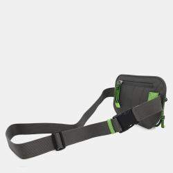 Gucci Gg nylon Belt Bag Gray/Red Nylon Rubber