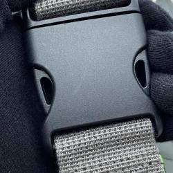 Gucci Gg nylon Belt Bag Gray/Red Nylon Rubber