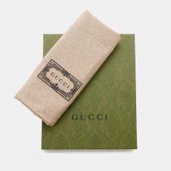 Gucci Interlocking G Print Blue Leather Crossbody Bag