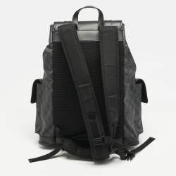 Gucci Black GG Supreme Canvas Backpack