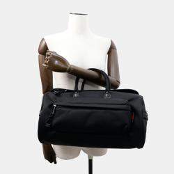 Gucci Duffle Bag Black Nylon Size Medium