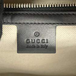 Gucci Gg Embossed Backpack Black Leather