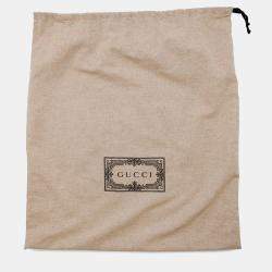 Gucci Gg Embossed Backpack Black Leather