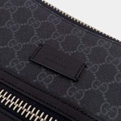 Gucci Black Canvas PVC Crossbody Bag