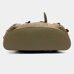 Pre Owned Gucci Brown Leather GG Embossed Backpack