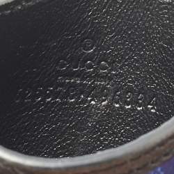 Pre Owned Gucci Blue/Black GG Nylon and Leather Off The Grid Card Case