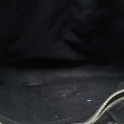 Pre Owned Gucci Black GG Supreme Canvas Tiger Print Vertical Tote