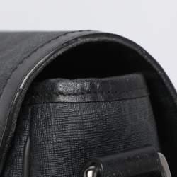 Pre Owned Gucci Grey GG Supreme Canvas and Leather Messenger Bag