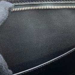 Pre Owned Gucci Interlocking G Messenger Bag Black Leather