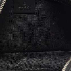 Pre Owned Gucci Black GG Supreme Canvas Wristlet Pouch