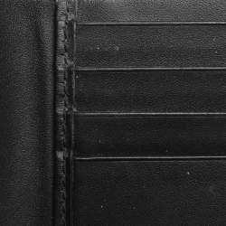 Pre Owned Gucci Black GG Supreme Canvas Wolf Print Bifold Wallet