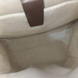 Pre Owned Gucci Beige PVC GG Ophidia Backpack Medium