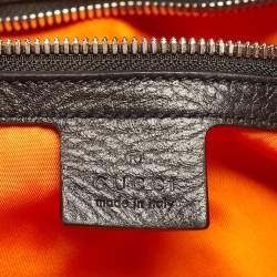Pre Owned Gucci Orange/Black GG Nylon Off The Grid Backpack
