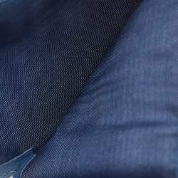 مملوكة مسبقًا محفظة غوتشي قماش أسود مطلي ثنائية الطي GG