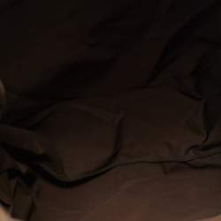 Pre Owned Gucci Courrier Beige/Brown GG Supreme Canvas Drawstring Backpack