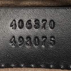 مملوكة مسبقًا حقيبة ظهر غوتشي إيدن جلد وكانفاس جي جي سوبرين بيج وأسود