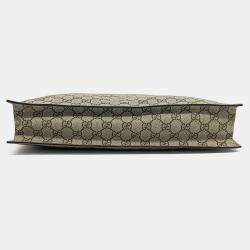 Pre Owned Gucci PVC Supreme PVC Tote  Bag