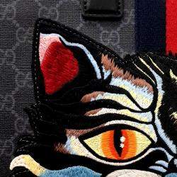 Pre Owned Gucci Grey PVC Pvc Tote And Shoulder Bag