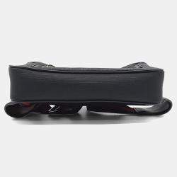 مملوكة مسبقًا حقيبة خصر غوتشي بولي فينيل كلورايد سوبرمية رمادية بحزام