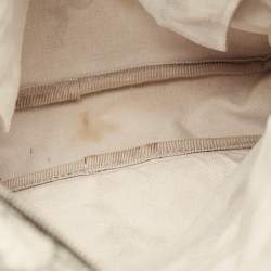 Pre Owned حقيبة ماسنجر غوتشي قماش جي جي سوبرين بتدرج بحري/بيج