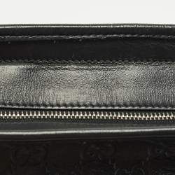 Pre Owned حقيبة ماسنجر غوتشي جلد غوچيسيما سوداء