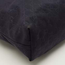 مملوكة مسبقًا حقيبة ماسنجر غوتشي نايلون جي جي زرقاء كحلية