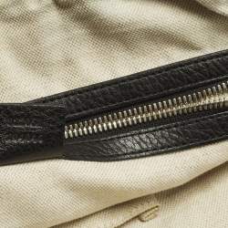 Pre Owned حقيبة مستندات غوتشي جلد سوداء للأعمال