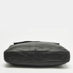 Pre Owned حقيبة مستندات غوتشي جلد سوداء للأعمال