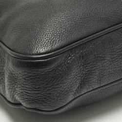 Pre Owned حقيبة مستندات غوتشي جلد سوداء للأعمال