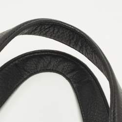 Pre Owned حقيبة مستندات غوتشي جلد سوداء للأعمال