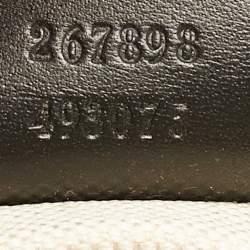 Pre Owned Gucci Business Black/Beige Diamante Coated Canvas Briefcase