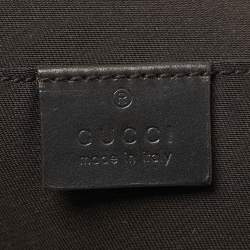 Pre Owned Gucci Brown/Beige GG Supreme Canvas Portfolio Case
