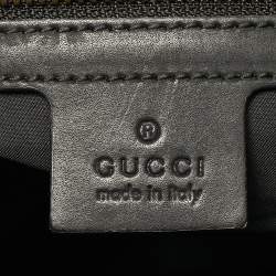 Pre Owned حقيبة ظهر غوتشي كت angry بيج/أسود كانفاس جي جي سوبرم وقماش بسحاب شد