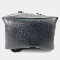 Pre Owned حقيبة ظهر غوتشي متوسطة بشعار جي متشابك ونقشة النمر في كانفاس جي جي سوبرم أسود