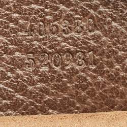 Pre Owned Gucci Tian Brown/Beige GG Supreme Canvas and Leather Duffel Bag