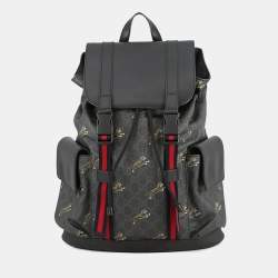 مملوكة مسبقًا حقيبة ظهر غوتشي GG سوبريم جلد سوبريم أسود