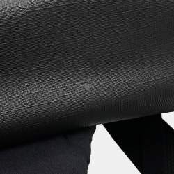 Pre Owned Gucci GG Supreme Black GG Supreme Leather Backpack