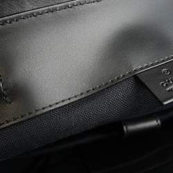 Pre Owned Gucci GG Supreme Black GG Supreme Leather Backpack