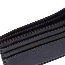 Gucci Brown Web Canvas and Leather Bifold Wallet