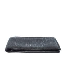  Gucci Black GG Supreme Canvas Bifold Wallet