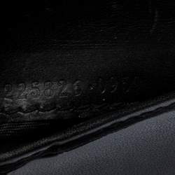 Gucci Beige/Black Diamante Canvas and Leather Bi Fold Wallet