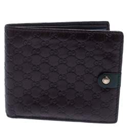 Gucci Brown Microguccissima Leather Bifold Wallet