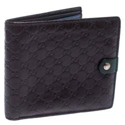 Gucci Brown Microguccissima Leather Bifold Wallet