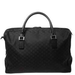 Gucci Black GG Nylon Weekender Travel Bag Gucci | The Luxury Closet