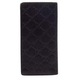 Gucci Brown Guccissima Leather Continental Wallet