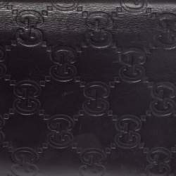 Gucci Brown Guccissima Leather Continental Wallet