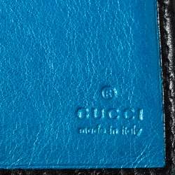 مملوكة مسبقًا Gucci Black/Mustard GG Microguccissima Leather Bifold Wallet