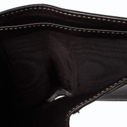 مملوكة مسبقًا محفظة غوتشي كانفاس جي جي بيج/بني ثنائية الطي